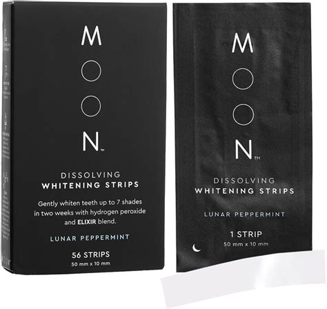 moon whitening teeth|moon dissolving whitening strips.